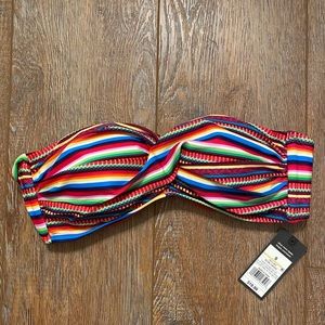 NWT Rainbow Bandeau Swim Top from Target